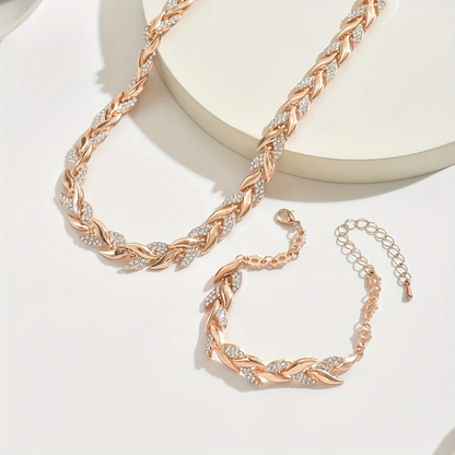 Anima Gemma | Set collana e bracciale con brillanti